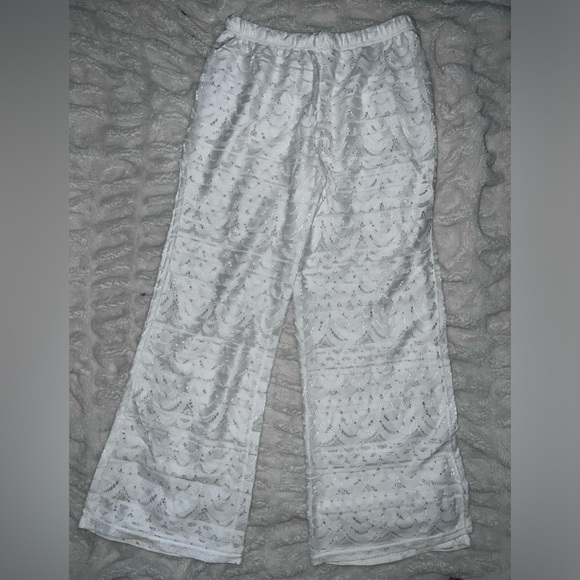 Size medium Alexa & Stella swim suit cover up lace pants. - Picture 2 of 3